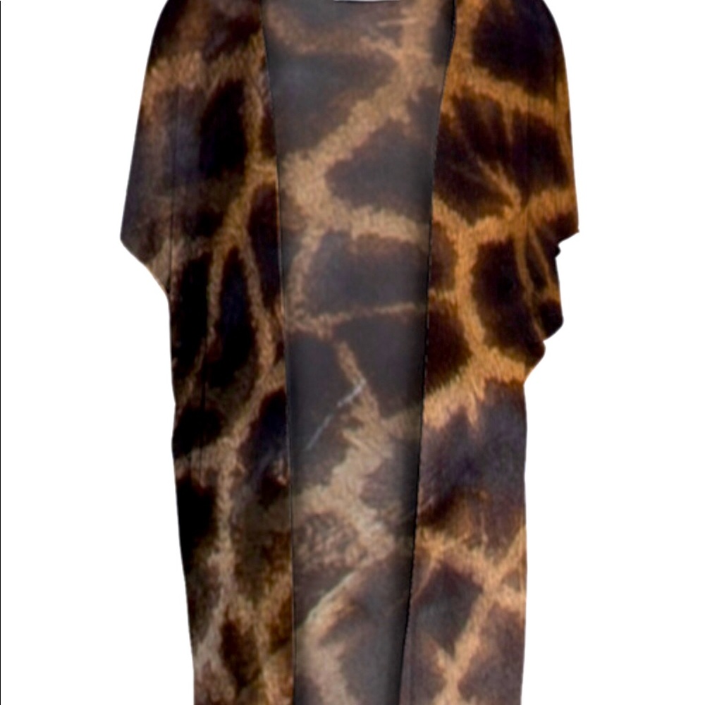 Giraffe Print Kimono